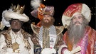 Die heiligen drei Könige beschenken traditionell in Spanien die Kinder statt Nikolaus, Weihnachtsmann oder Christkind. | Bild: picture-alliance/dpa