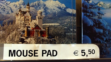 Schloss Neuschwanstein als Mousepad | Bild: picture-alliance/dpa