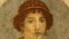 Römisches Wandgemälde, 1. Jh.n.Chr., aus Pompeji, sogenannte Sappho. | Bild: picture alliance / akg-images | akg-images