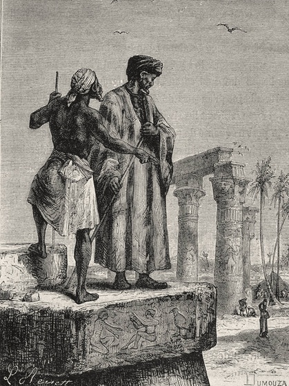 Ibn Battuta (Tanger, 1304-1377) gilt als der Marco Polo der mittelalterlichen islamischen Welt. Jules Vernes setzte dem Reisenden mit dem Sachbuch „Découverte de la Terre“ ein Denkmal. | Bild: picture alliance/akg-images