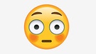 Emoji mit dem Namen Flushed Face | Bild: BR