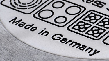 Topfunterseite mit "Made in Germany" | Bild: picture-alliance/dpa