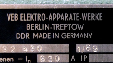 Schild "DDR Made in Germany" | Bild: picture-alliance/dpa
