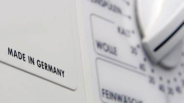 Wäschetrockner mit "Made in Germany" | Bild: picture-alliance/dpa