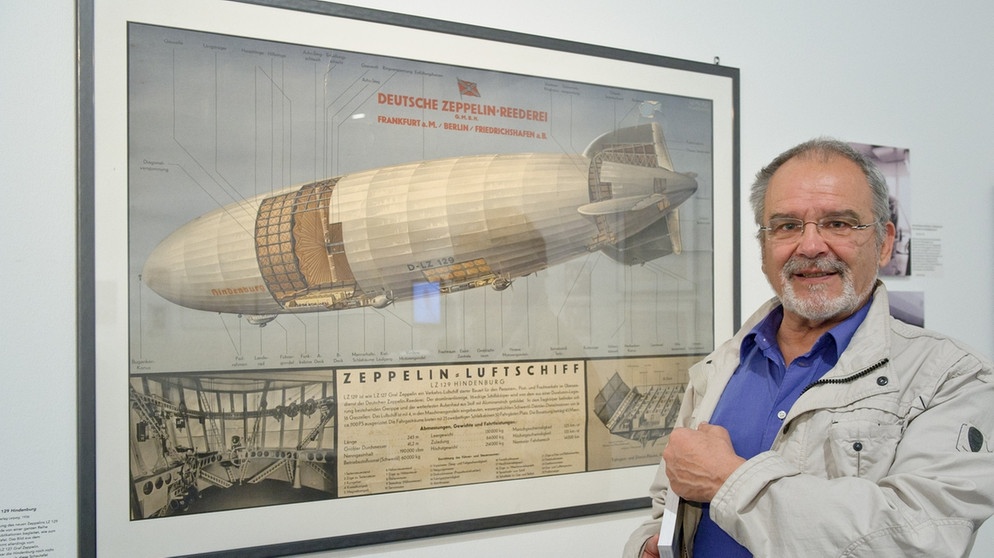 Der Vater von Manfred Bauer war Zweiter Offizier auf der Hindenburg als das Unglück geschah. | Bild: picture-alliance/dpa
