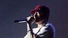 zum Weltlinkshändertag am 13. August: Linkshänder Eminem. Sportler, Politiker, Musiker oder Künstler: Welche Berühmtheiten sind Linkshänder? Ein kleiner Überblick zum internationalen Tag der Linkshänder. | Bild: picture-alliance/dpa