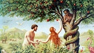 Eve gibt Adam die verbotene Frucht. | Bild: picture alliance / Godong | Fred de Noyelle / Godong