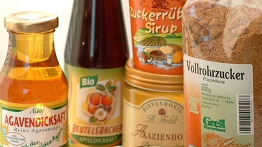 Alternative Süßungsmittel: Honig, Agavendicksaft, brauner Zucker | Bild: picture alliance / imageBROKER | Ulrich Niehoff