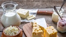 Verschiedene Milchprodukte: Käse, Joghurt, Quark und Milch - Ist Milch so gesund, wie wir als Kind gelernt haben? Warum werden immer mehr Menschen laktoseintolerant? Und was bringen vegetarische Milchalternativen aus Hafer, Soja oder Mandel? Sieben Fakten über Milch, die ihr bestimmt noch nicht kanntet. | Bild: colourbox.com