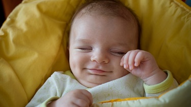 Ein Baby schläft.  | Bild: www.colourbox.com