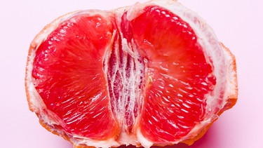 Eine aufgeschnittene Grapefruit. Warum Orgasmen vielfältig sind. | Bild: colourbox.com