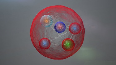 Modell des CERN: So könnte das Pentaquark aussehen | Bild: CERN/LHCb Collaboration