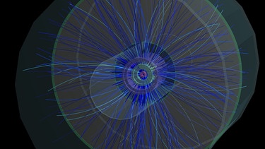 Kollision von Blei-Ionen im LHC  | Bild: CERN