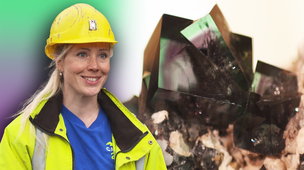 Bergwerksbetreiberin Diana Bruce auf der Jagd nach Kristallen. | Bild: BR/Gut zu wissen