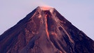 Vulkanismus: Tongariro-Nationalpark, Neuseeland, hier war einer der größten Vulkanausbrüche aller Zeiten. Vulkenausbrüche haben weite Landstriche verwüstet, viele Menschenleben gefordert, manche sogar das Klima verändert. Welche Vulkane haben während der vergangenen 200 Jahre für Furore gesorgt?  | Bild: picture-alliance/dpa