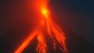 Ausbruch des Vulkans Mayon am 27.12.2009 | Bild: picture-alliance/dpa