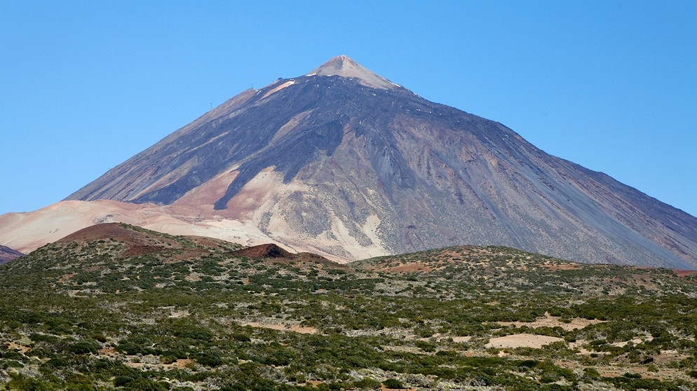 Vulkantyp Schichtvulkan: Der Vulkan Teide auf Teneriffa | Bild: picture-alliance/dpa