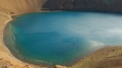 Kratersee am Vulkan Krafla in Island | Bild: picture-alliance/dpa