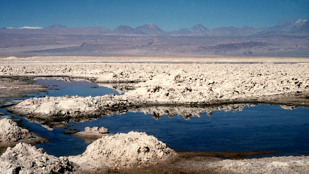 Die Atacama-Wüste in Chile, eine Salzwüste | Bild: picture-alliance/dpa