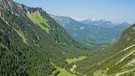 Wichtiger Wald in Bayern: Ein Schutzwald nahe Oberstdorf. | Bild: picture-alliance/dpa