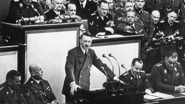 Adolf Hitler hält Rede im Deutschen Reichstag in Berlin, 1939 | Bild: picture-alliance/dpa