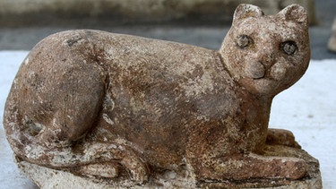 Statue einer Katze aus Ägypten | Bild: picture-alliance/dpa