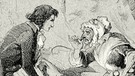 Szene aus E. T. A. Hoffmanns "Meister Floh", Illustration von 1844 | Bild: picture alliance/akg-images
