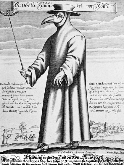 Dr. Schnabel, Pest-Arzt, 1656, Italien | Bild: picture alliance/CPA Media
