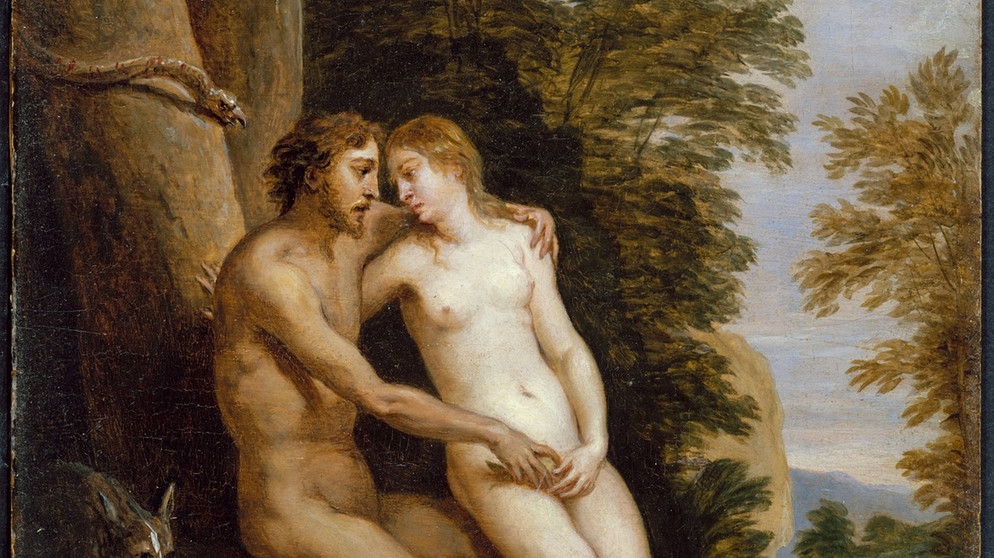 Adam und Eva - verführt von der Schlange | Bild: picture alliance/akg-images