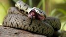 Gehört zu den Schlangen in Deutschland: Ringelnatter | Bild: picture alliance/blickwinkel