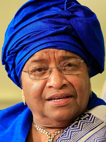 Die liberianische Präsidentin Ellen Johnson Sirleaf  | Bild: picture-alliance/dpa