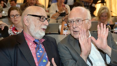 Peter Higgs und François Englert | Bild: picture-alliance/dpa