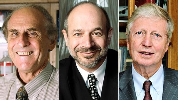 Ralph Steinman, Bruce Beutler und Jules Hoffman sind die Preistträger der Physik-Nobelpreises  | Bild:  picture-alliance/dpa, Peter Mosimann/Balzan Preis