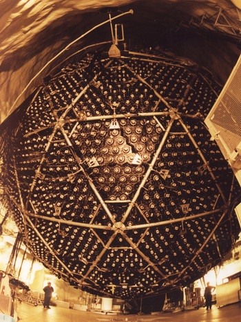 Sudbury Neutrino Observatory Detektor | Bild: Ernest Orlando Lawrence Berkeley National Laboratory