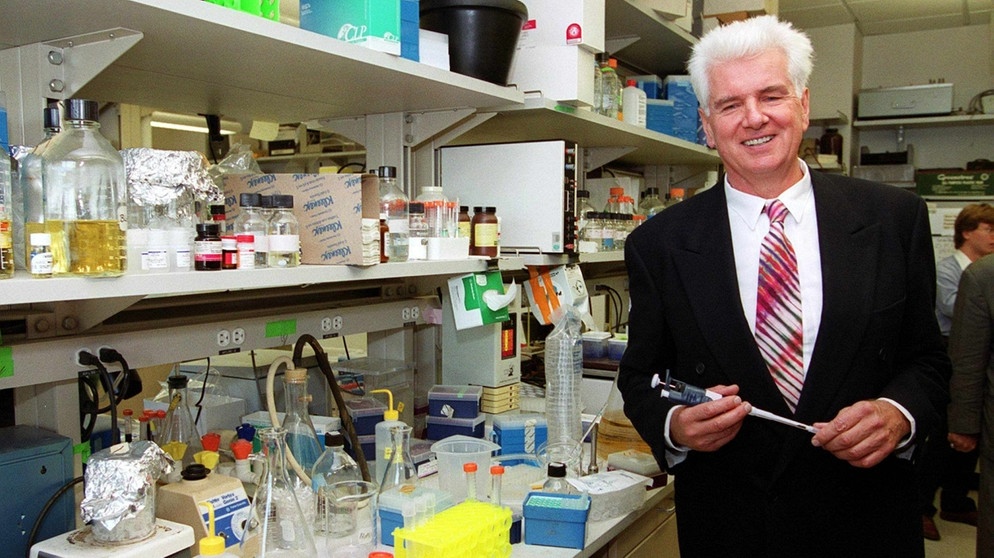 Günter Blobel erhielt 1999 den Medizin-Nobelpreis. | Bild: picture-alliance/dpa