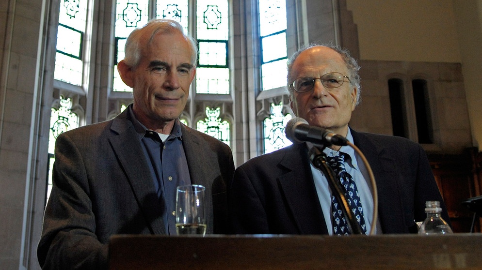 Christopher A. Sims  und Thomas J. Sargent erhalten den Nobelpreis für Wirtschaftswissenschaften 2011 | Bild: picture-alliance/dpa