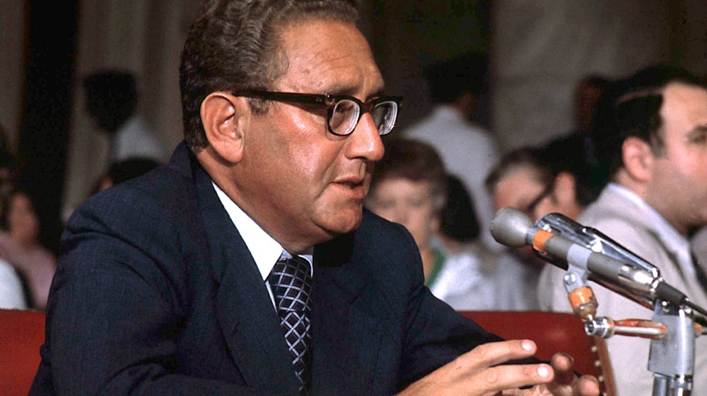 Friedensnobelpreisträger, ehemaliger US-Sonderbotschafter und US-Außenminister Henry Kissinger | Bild: picture-alliance/dpa
