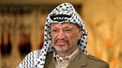 Friedensnobelpreisträger Yasser Arafat, Shimon Peres und Yitzhak Rabin | Bild: picture-alliance/dpa