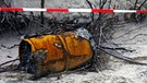 Wasserbomben-Fund bei Wangerooge | Bild: picture alliance/dpa/Peter Kuchenbuch-Hanken