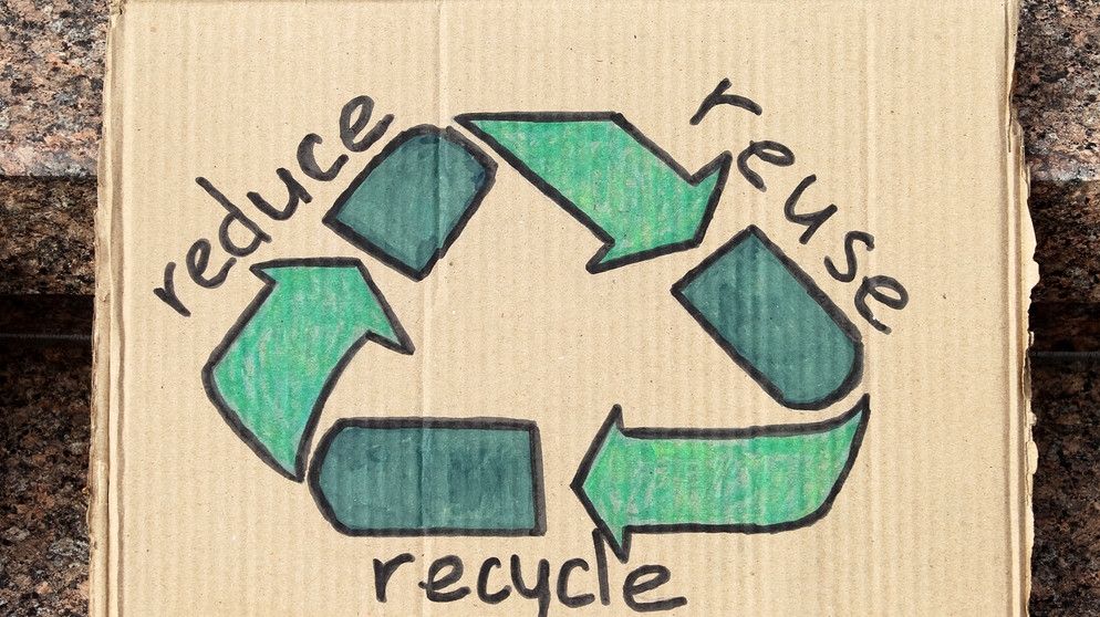 Die 6 Rs: Refuse, Reduce, Reuse, Repair, Recycle, Rot. Auf Deutsch heißt das: Unökologische Produkte wie Plastikflaschen ablehnen, Abfall reduzieren, Dinge wiederverwenden, reparieren oder recyceln und Lebensmittel kompostieren. | Bild: picture alliance/ZUMAPRESS.com/Pavlo Gonchar