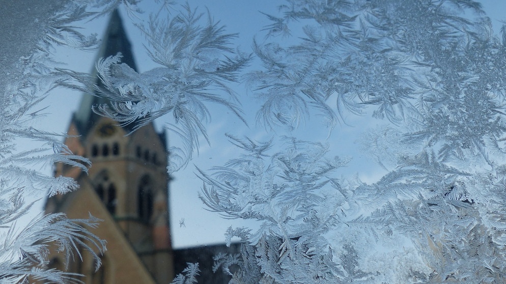 Eisblumen in Sankt Ottilien | Bild: Wunibald Wörle