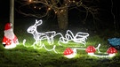 Grüne Weihnachten sind auch in Bayern die Regel nicht die Ausnahme. Weihnachtsstimmung holt sich manch einer dann mit Weihnachtsschmuck in den Garten. | Bild: picture alliance/M.i.S./Sportpressefoto