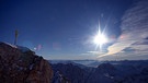 Sonne über der Zugspitze | Bild: picture-alliance/dpa