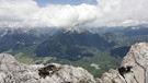 Gipfelgrat auf der Zugspitze bei Garmisch-Partenkirchen | Bild: picture-alliance/dpa