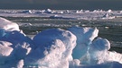 Eis und Schnee in der Arktis, aufgenommen auf Spitzbergen. Das "Ewige Eis" unserer Polkappen schmilzt: Am Nord- und Südpol macht sich der Klimawandel besonders bemerkbar. Könnten Arktis und Antarktis im Sommer bald eisfrei sein und was sind die Folgen, wenn große Mengen an Eis schmelzen? | Bild: picture-alliance/dpa