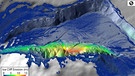 Eisklifferosion seit 2001 | Bild: Joseph Levy, University of Texas Institute for Geophysics
