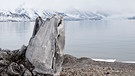 Ufer auf Spitzbergen. In den Permafrostböden der Arktis ist viel organisches Material gespeichert. Taut das Eis, werden große Mengen am schädlichen Treibhausgas Methan freigesetzt. Das "Ewige Eis" unserer Polkappen schmilzt: Am Nord- und Südpol macht sich der Klimawandel besonders bemerkbar. Könnten Arktis und Antarktis im Sommer bald eisfrei sein und was sind die Folgen, wenn große Mengen an Eis schmelzen? | Bild: picture-alliance/dpa