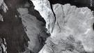 Blick auf den Gletscher Höllentalferner im Jahr 1917. | Bild: www.bayerische-gletscher.de