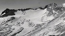 Blick auf den südlichen Schneeferner-Gletscher auf dem Zugspitzplatt im Jahr 1970. | Bild: www.bayerische-gletscher.de