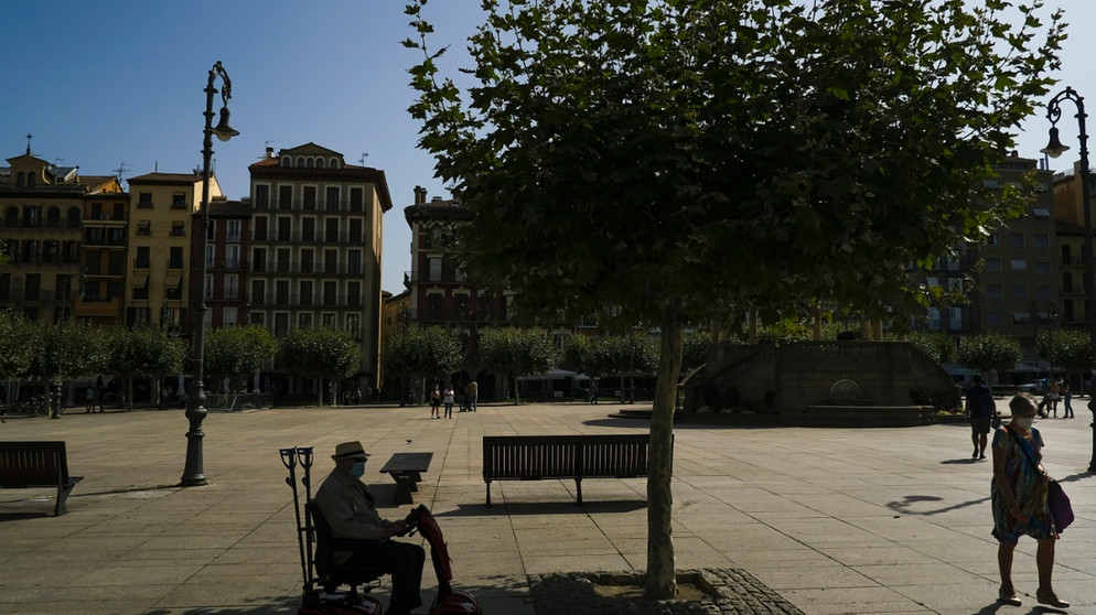 Hitzewelle in Spanien | Bild: dpa-Bildfunk/Alvaro Barrientos
